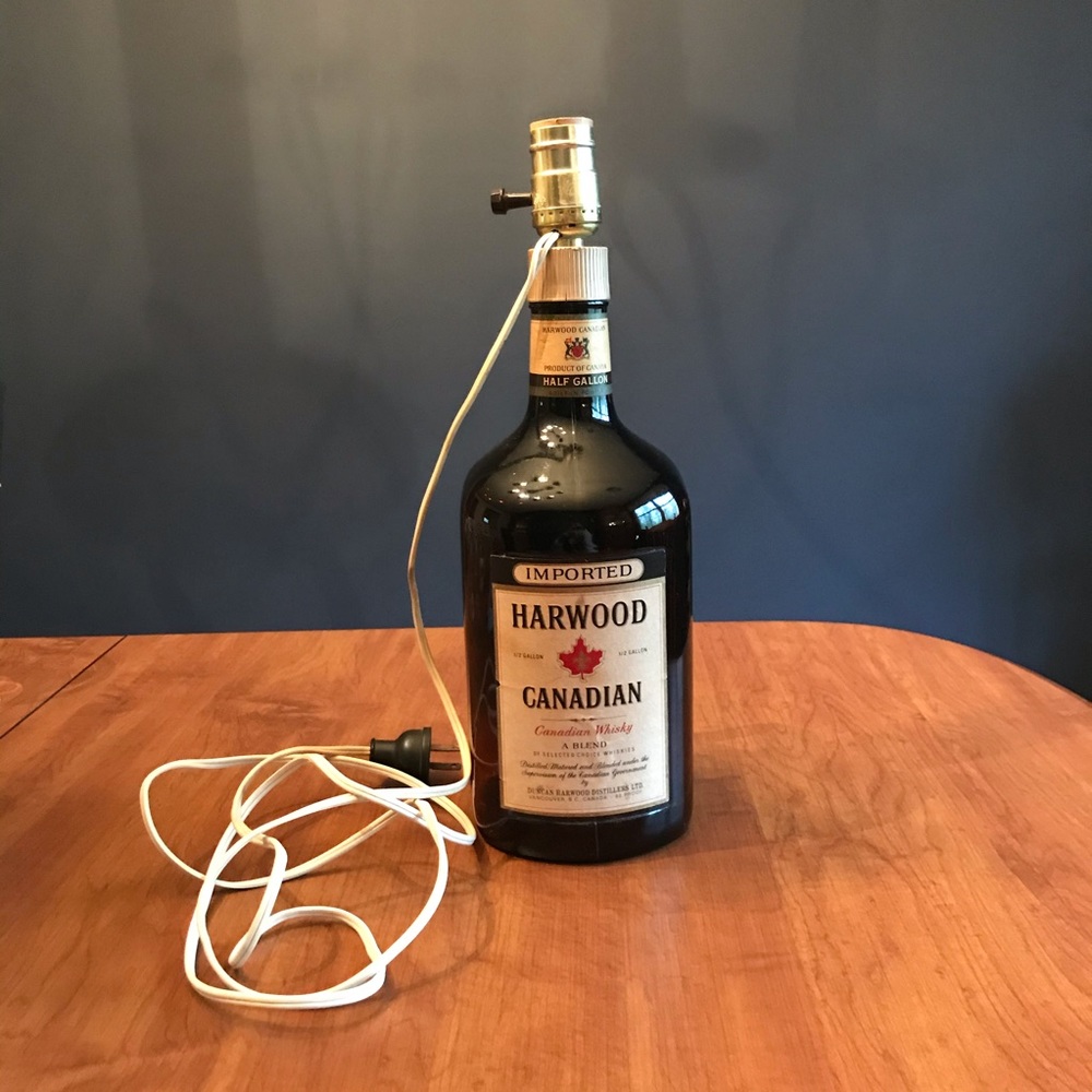 Whiskey Bottle Lamp